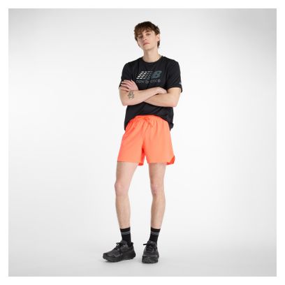 Short New Balance RC 5in Rouge Homme