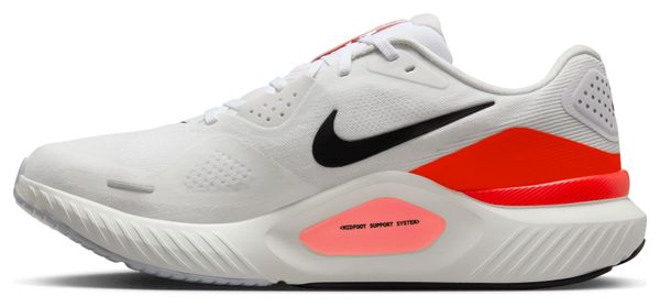 Nike Structure 26 Running Shoes, White/Red, Men's
