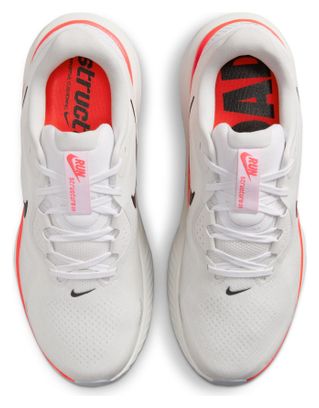 Nike Structure 26 Running Shoes, White/Red, Men's