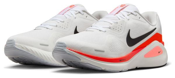 Nike Structure 26 Running Shoes, White/Red, Men's