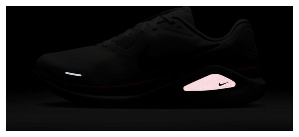 Nike Structure 26 Running Shoes, White/Red, Men's