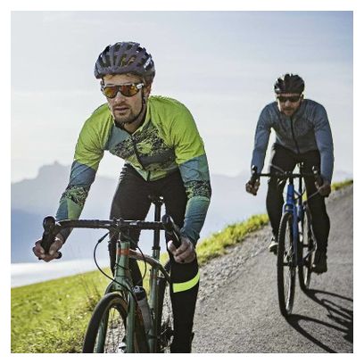 Löffler Maillot Cyclisme Full Zip Homme - Clear Hotbond® - bleu foncé 495