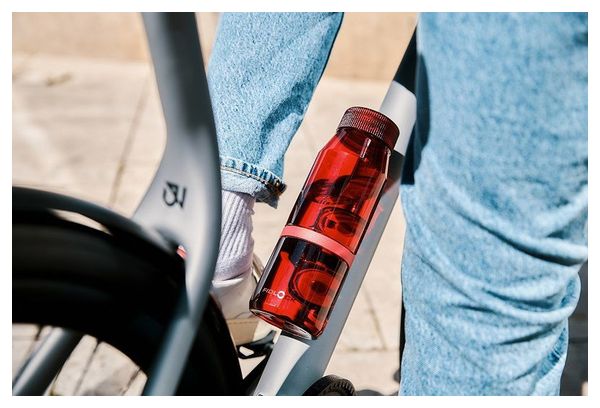 Fidlock Twist 700 ml Life bidon + Bike Base bevestiging Rood