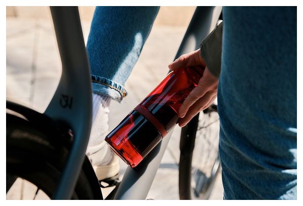 Botella <strong>Fidlock Twist </strong>700 ml Life + Accesorio Base para Bicicleta Rojo