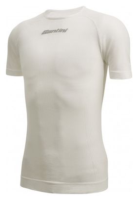 Camiseta de manga corta Santini Rete Blanca