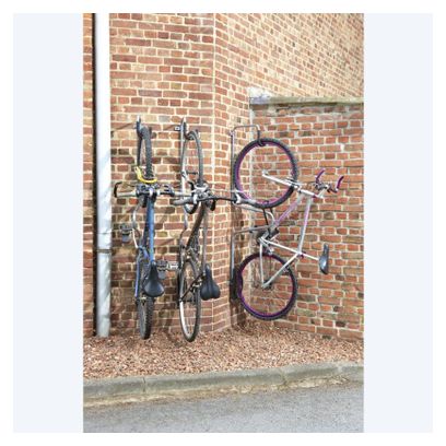 Mottez Individual 'Anti-Theft' Wall-Mounted Bike Rack 