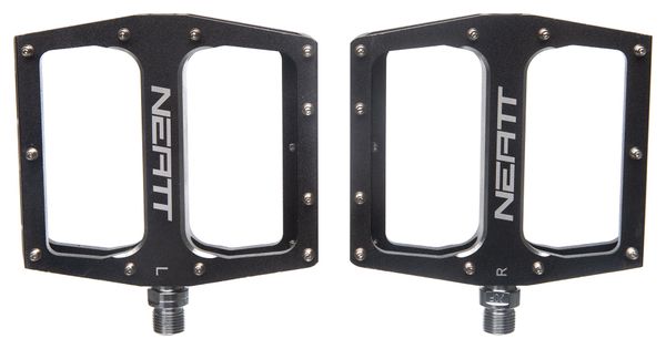 Neatt Attack V2 XL 11 Pin Flat Pedalen Zwart