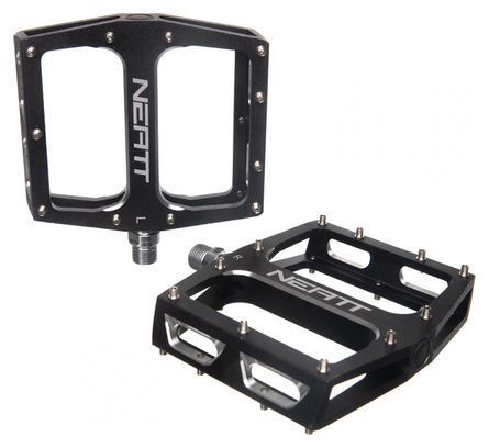 Pair of Flat Pedals Neatt Attack V2 XL 11 Pins Black