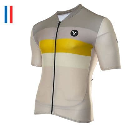 Maillot Manches Courtes LeBram Izoard Sable Coupe Ajustée - Produit Reconditionné