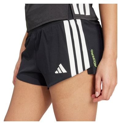 adidas adizero Gel 3inch Split Shorts Schwarz Damen