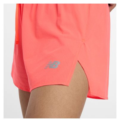 New Balance RC Ultra Light 3in Orange Men's Split Shorts