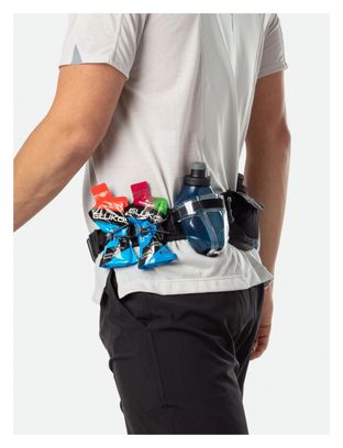 NATHAN TRAIL MIX PLUS 2 Drinkgordel Zwart Zilver