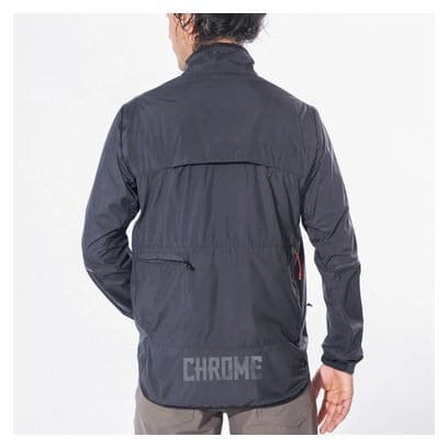 Chrome Wind Cobra 2.0 Packable Jacket Black