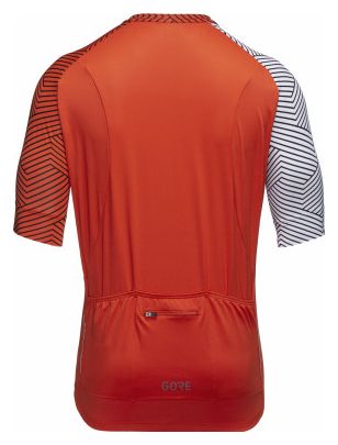 Gore Wear C5 Orange White Short Sleeve Jersey