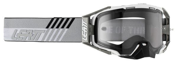 Leatt Velocity 6.5 White Goggle - 58% Light Grey Lens