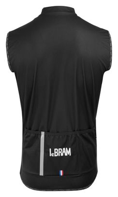 LeBram Allos Black Sleeveless Jacket Black