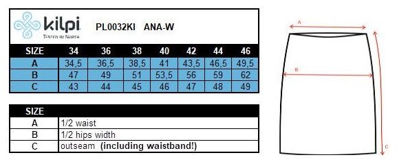 Jupe randonnée femme Kilpi ANA-W