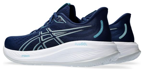 Chaussures de Running Asics Gel Cumulus 26 Bleu Blanc