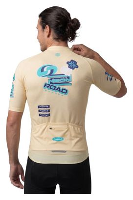 Maillot vélo mesh manches courtes homme Cyclisme M8 NRC Yellow Jaune