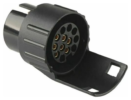 Adaptateur Velkyne Prise 7 Broches vers 13 Broches Boule Attelage 12V Noir