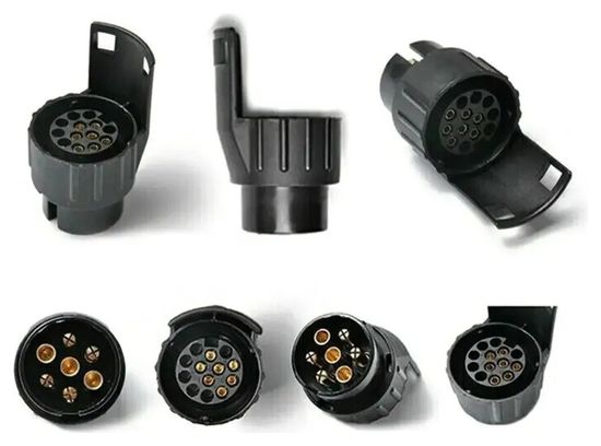Adaptateur Velkyne Prise 7 Broches vers 13 Broches Boule Attelage 12V Noir