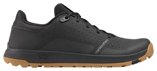 Crankbrothers Stamp Trail Lace Flat Pedal Shoes Schwarz/Gum