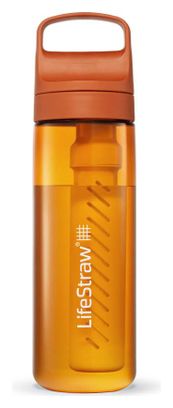 Bouteille filtrante LifeStraw Go 2.0 Kyoto Orange 650 ml - Orange