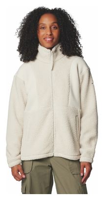 Columbia Women's Fleece Jacket Sherpa Panorama II Beige