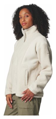 Columbia Women's Fleece Jacket Sherpa Panorama II Beige