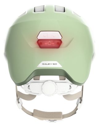 Casque Enfant Abus Smiley 3.0 Flace Led Vert Enfant
