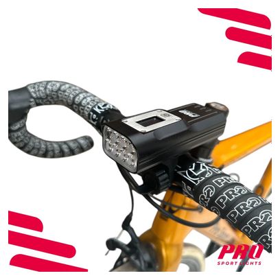 Phare avant pour vélo 2000 Lumen USB Rechargeable