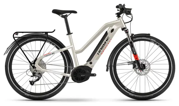 Haibike Trekking 4 Mid Electric Hybrid Bike Shimano Alivio/Altus 9S 500 Wh 27.5'' Desert Beige 2022