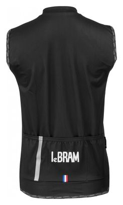 LeBram Allos Women's Sleeveless Jacket Black Fitted
