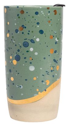 United By Blue 10oz / 295 ml Stoneware Green Insulated Mug