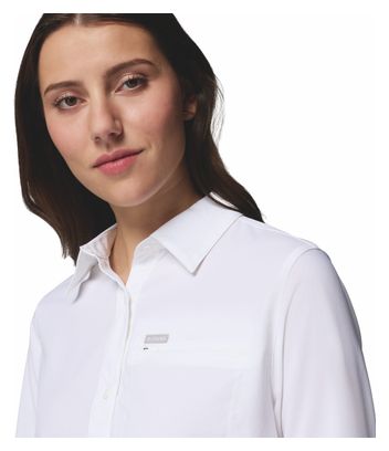 Camisa Columbia Silver Ridge Utility II Blanca Mujer