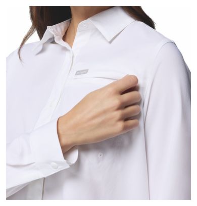 Camisa Columbia Silver Ridge Utility II Blanca Mujer