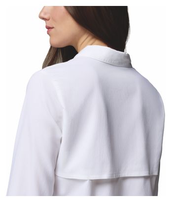 Camisa Columbia Silver Ridge Utility II Blanca Mujer