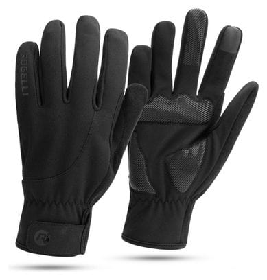 Gants Velo Long De Hiver Rogelli Core II - Homme - Noir