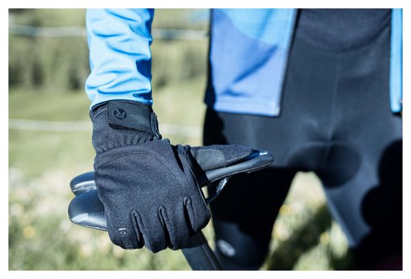 Gants Velo Long De Hiver Rogelli Core II - Homme - Noir