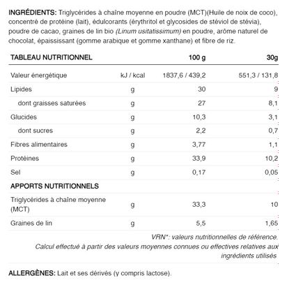 Protein drink 226ers Keto Chocolate 500g