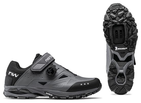 Refurbished Product - Northwave Spider Plus 3 Dark Grey MTB Shoes