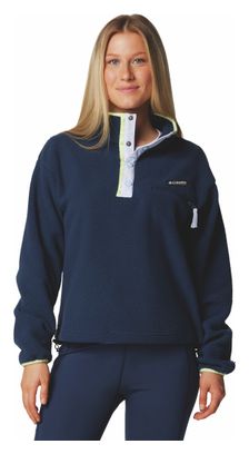 Columbia Helvetia II Half Snap Blue Fleece for Women