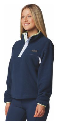 Columbia Helvetia II Half Snap Fleecejacke Blau