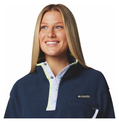 Columbia Helvetia II Half Snap Blue Fleece for Women