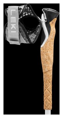LEKI Bâtons Cross Trail FX Superlite 110 - 130 cm Blanc Noir