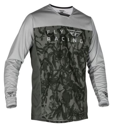 Fly Racing Fly Radium Langarm Trikot Herren Grau Camo