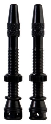 2 Valves Presta Tubeless 44mm Pour VTT/Vélo Route - Noyau Amovible, Couleurs Noir/Bleu/Rouge