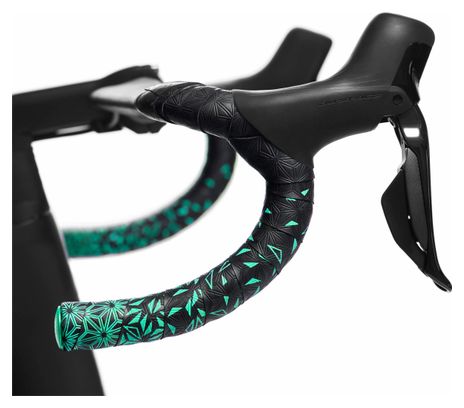 Ruban de Cintre Supacaz Super Sticky Kush Star Fade Celeste avec Bouchons
