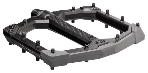 Coppia di pedali piatti Crankbrothers Stamp Evo - Large, nero