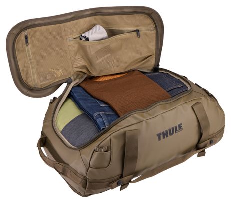 Bolsa de viaje Thule Chasm Recycled Duffel 40 L, color caqui oscuro